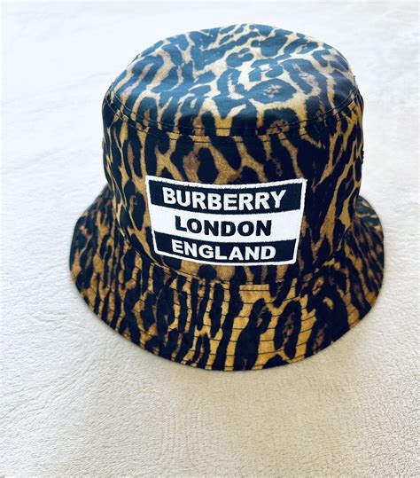 burberry cheetah bucket hat|Burberry bucket hat on sale.